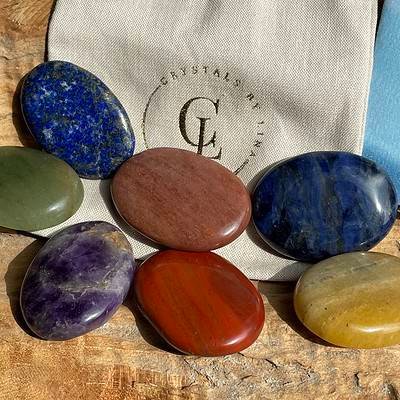 Chakra stenen - groot - palmstenen (6)