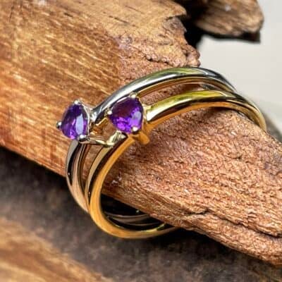 Geboortesteen ring februari