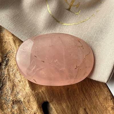 Steen van liefde - rozenkwarts (4)